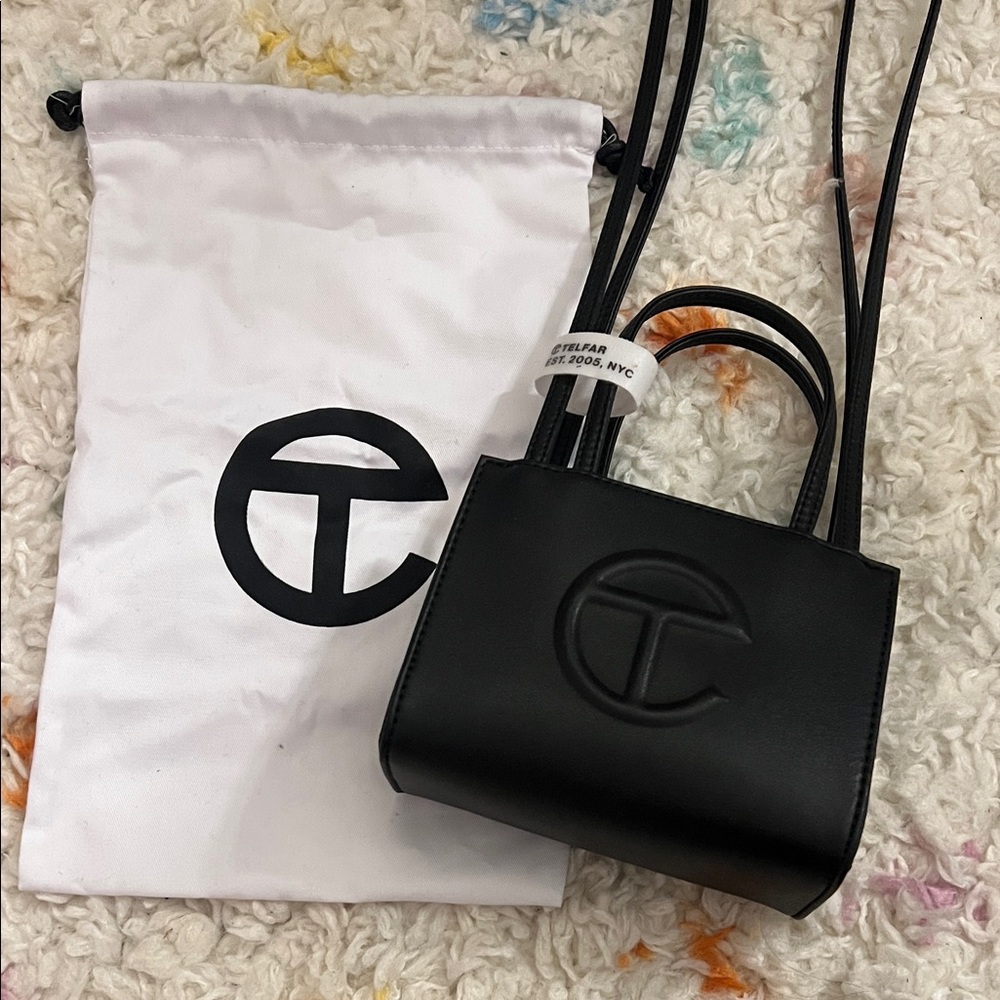 Telfar Classic Black Small Shopping Bag